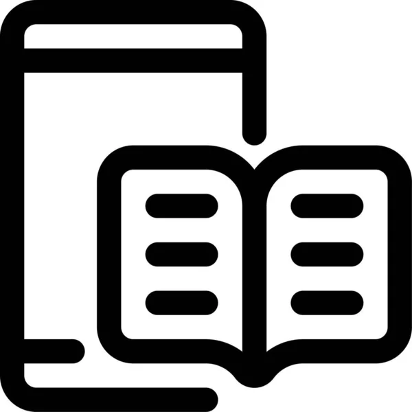 App Book Digital Icon — Stock Vector