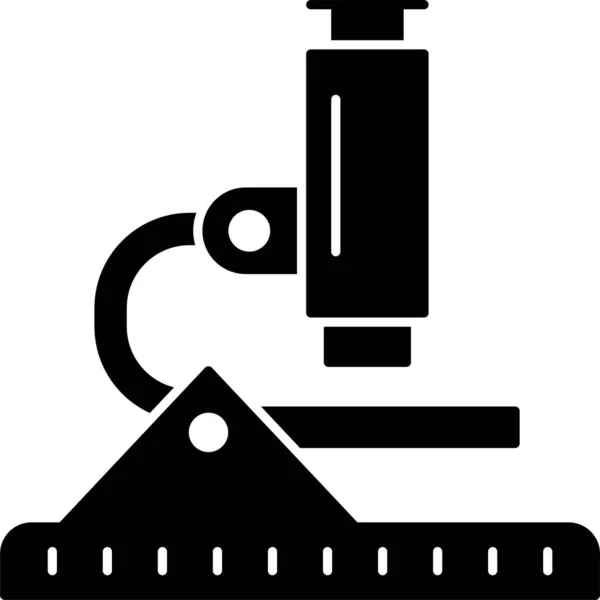 Laboratoire Expérimental Icône Médicale Style Solide — Image vectorielle
