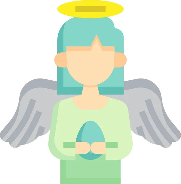 天使死後神のアイコン — ストックベクタ