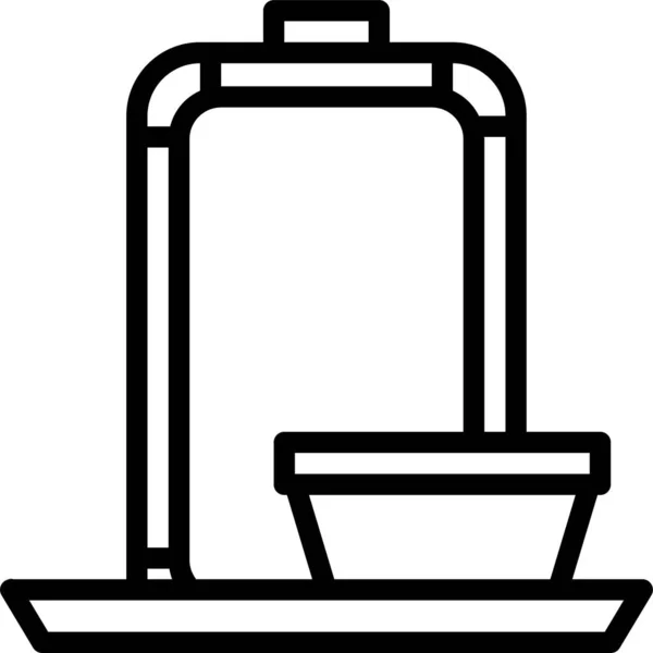 Catering Healthcare Instrument Icon — Stock Vector