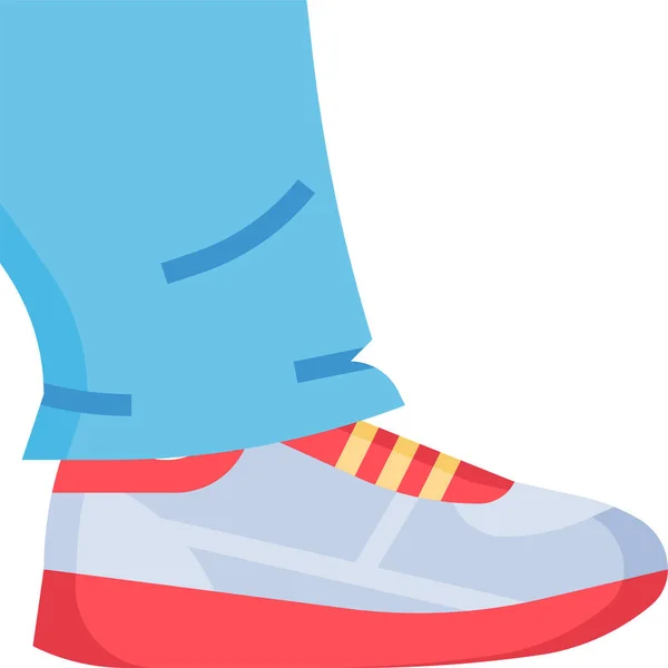 Zapatos Calzado Icono Moda — Vector de stock