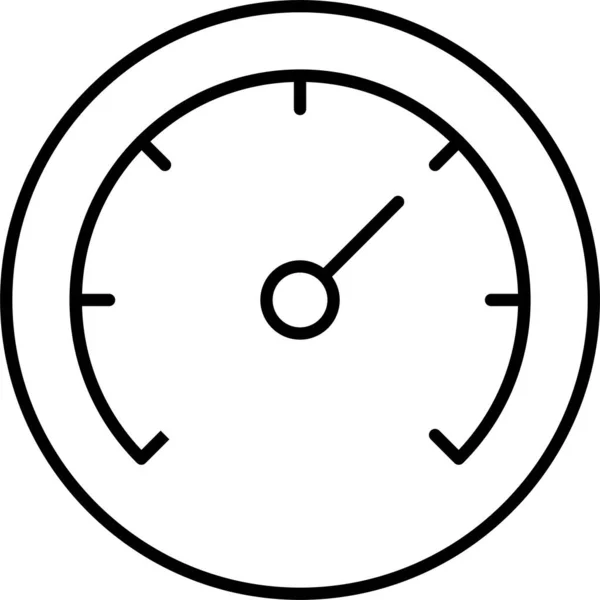Speed Meter Gauge Icon — Stock Vector