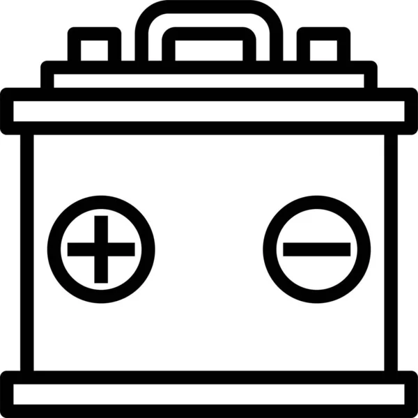 Ikona Serwisu Baterii Mechanicznej — Wektor stockowy