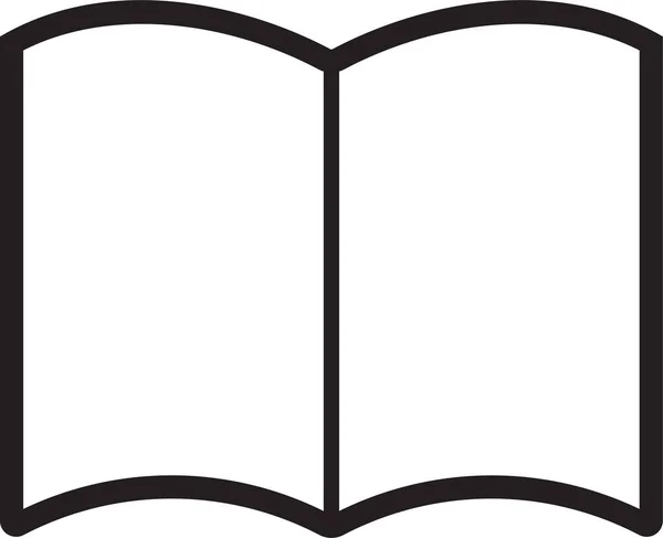 Иконка Электронной Книги Стиле Наброска — стоковый вектор