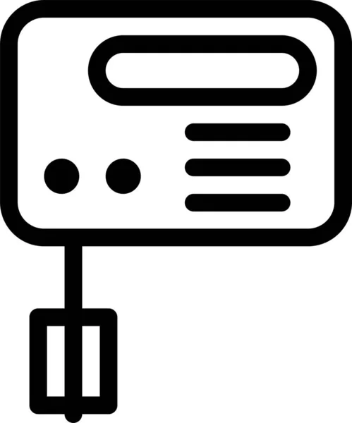 Значок Соковижималки Готування Блендерів Контурному Стилі — стоковий вектор