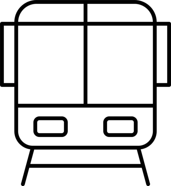 Іконка Залізничної Колії Метро — стоковий вектор
