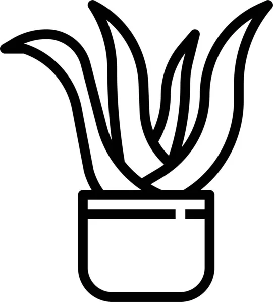 Icono Planta Aloe Vera — Vector de stock