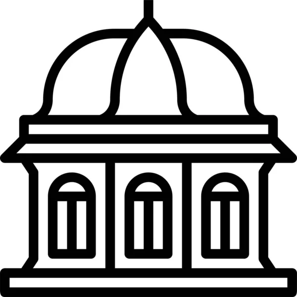 Oregonská Ikona Hlavních Měst — Stockový vektor