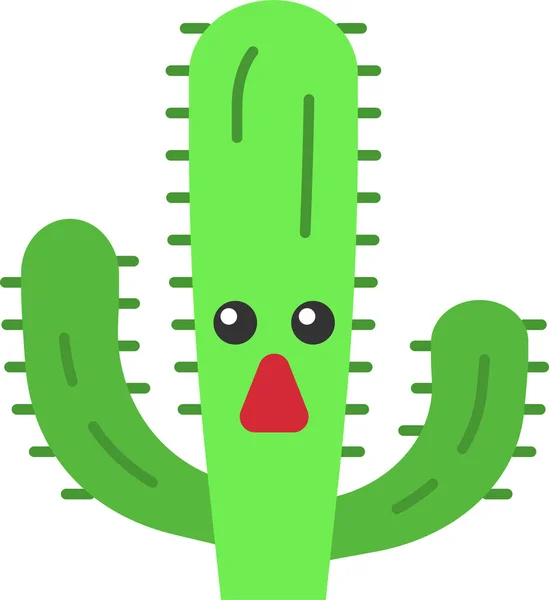 Cactus Cactus Icône Éléphant Icône — Image vectorielle