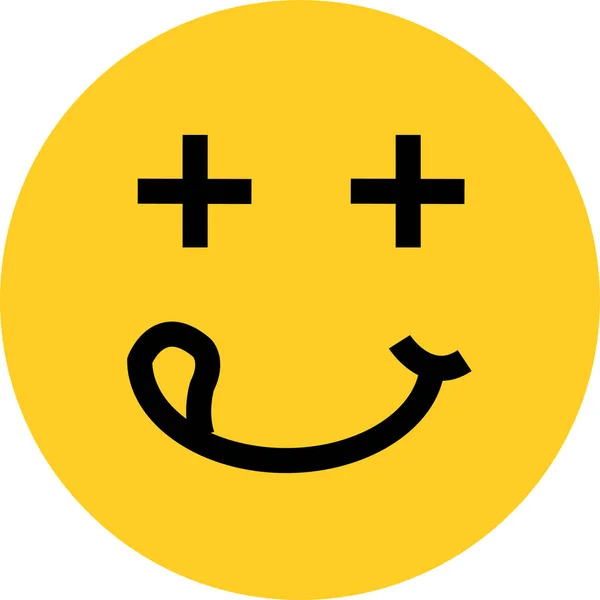 Emoji อารมณ ไอคอนท าเป นในสไตล แบน — ภาพเวกเตอร์สต็อก
