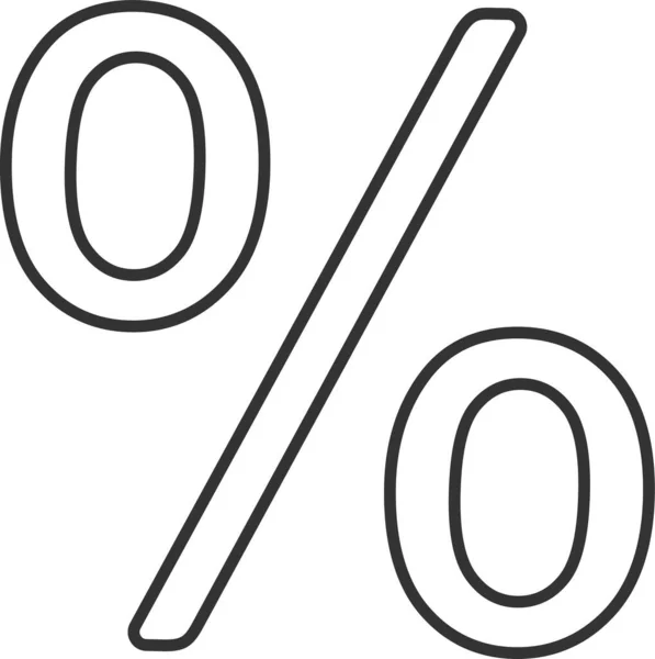 Ícone Matemática Desconto Matemática Estilo Esboço —  Vetores de Stock