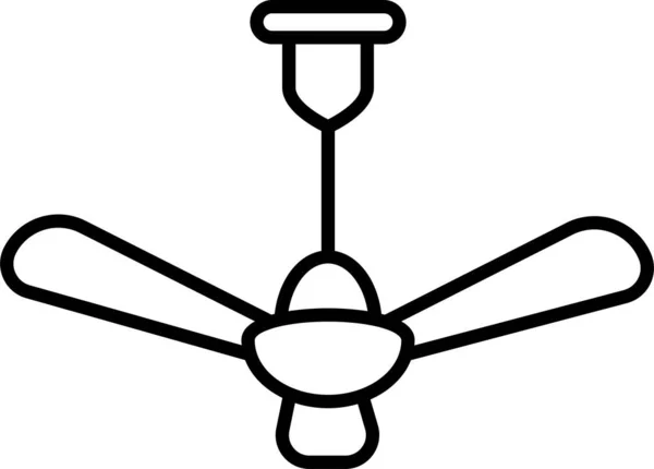 Hava Soğutma Elektronik Simgesi — Stok Vektör