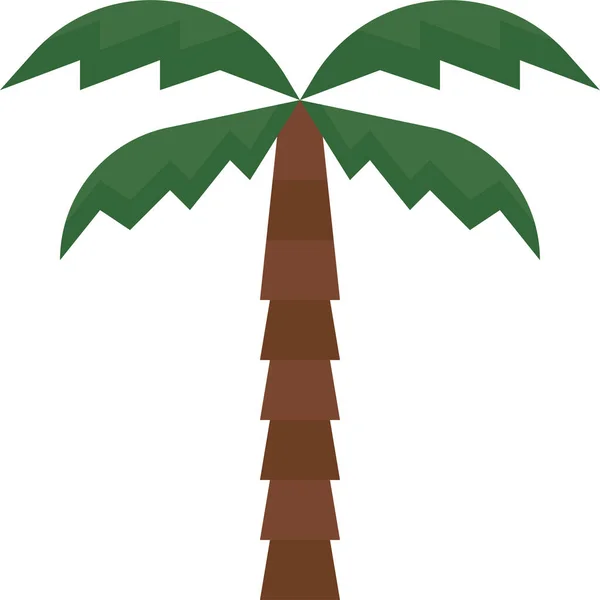 Тропическая Икона Пальмы — стоковый вектор