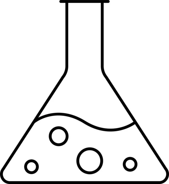 Kolf Lab Wetenschap Icoon — Stockvector