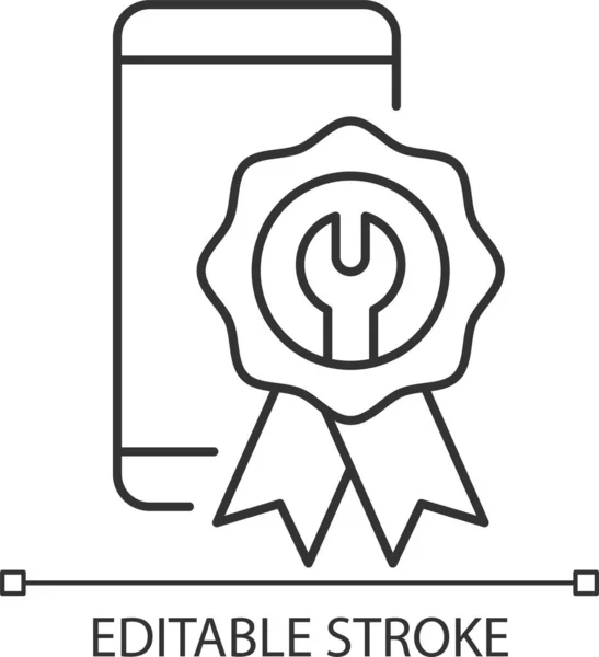 Smartphone Certified Repair Icon — Stock Vector