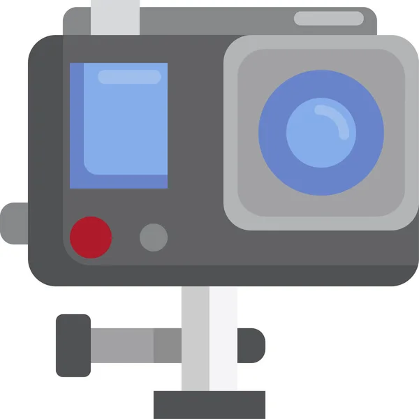 Action Camera Travel Icon — Stock Vector