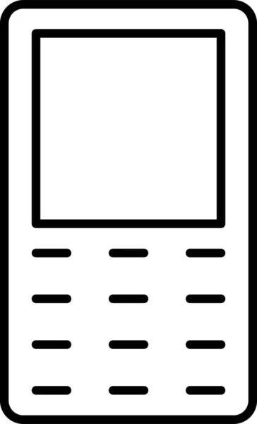 Mobilní Ikona Mobilního Zařízení — Stockový vektor