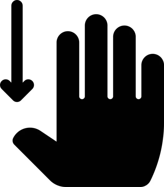Піктограма Дотику Ручного Пальця — стоковий вектор