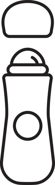 Antiperspirant Cosmetic Deodorant Icon Outline Style — Stock Vector