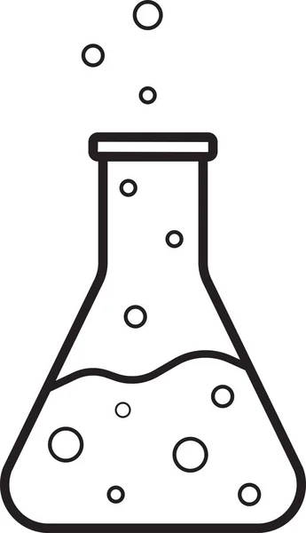 Иконка Кипящего Горелки Химического Агента Стиле Наброска — стоковый вектор