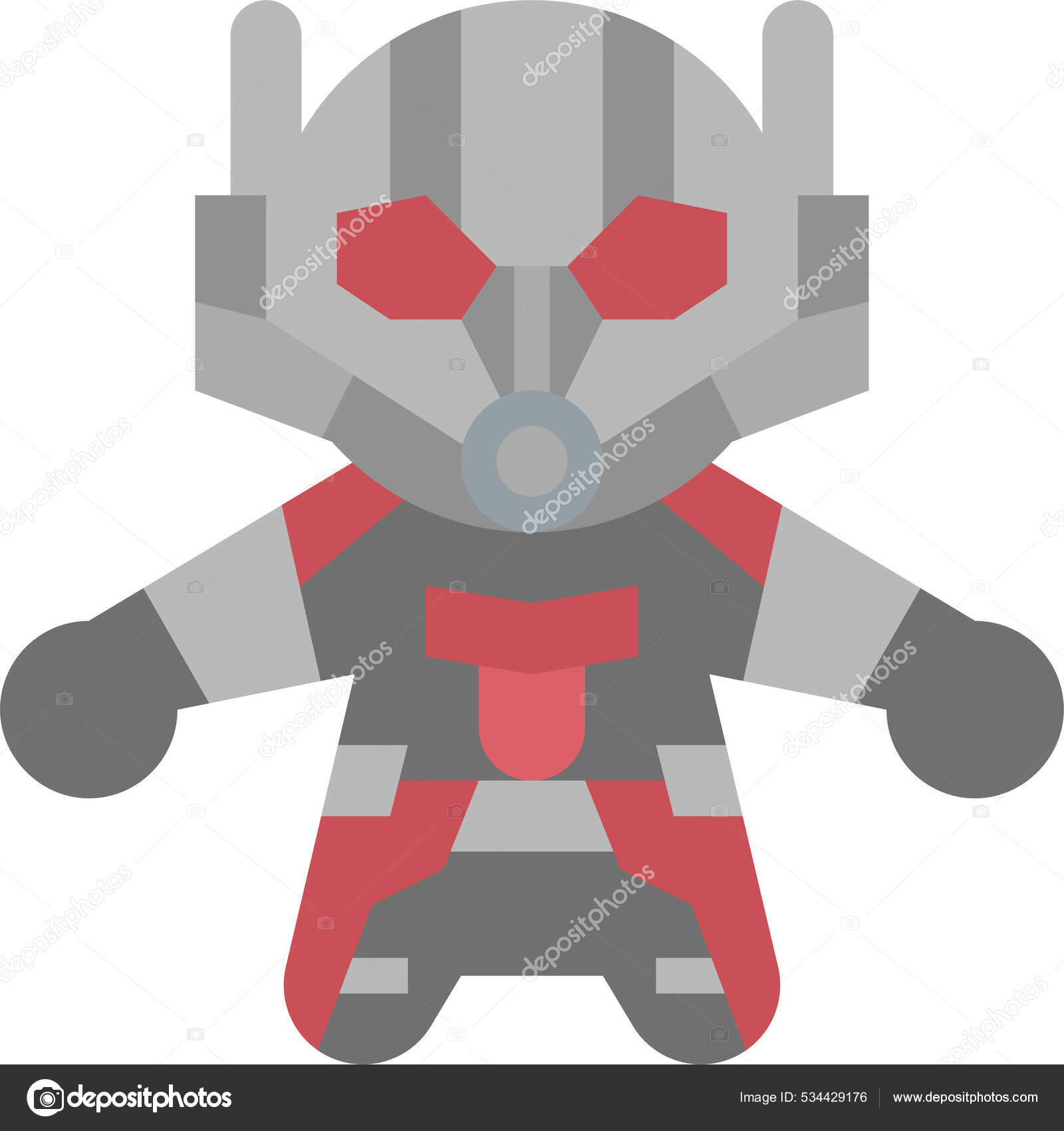 Antman Avangers Icon Flat Style Векторное Изображение ©iconfinder.