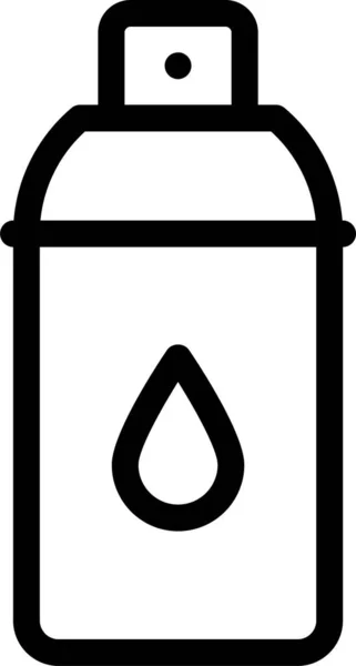 Іконка Кольору Арт Пляшки Контурному Стилі — стоковий вектор
