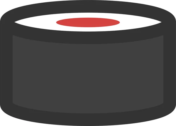 Ikona Sushi Rolki Nigiri Stylu Wypełnionym — Wektor stockowy