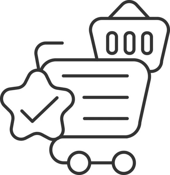 Online Shopping Purchase Product Icon — Wektor stockowy