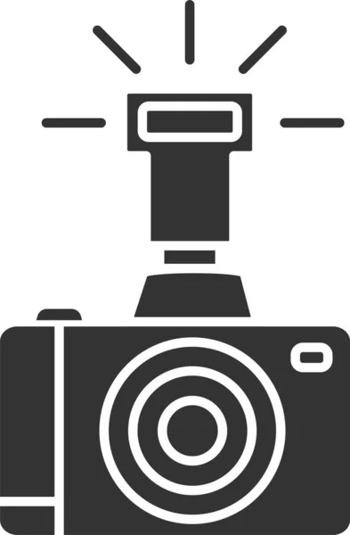 Kamera Digitale Massenmedien Ikone — Stockvektor