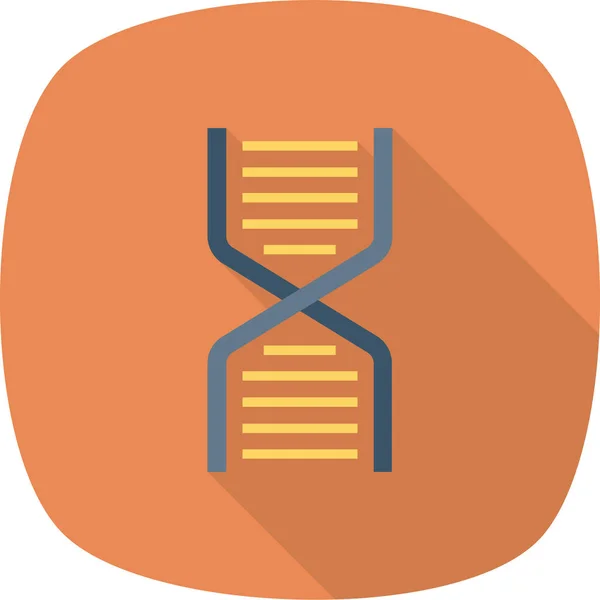 Bloed Dna Drug Icoon Platte Stijl — Stockvector