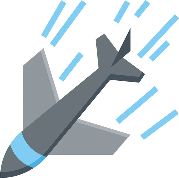 Nosedive Aviation Flying Icon — Stock Vector