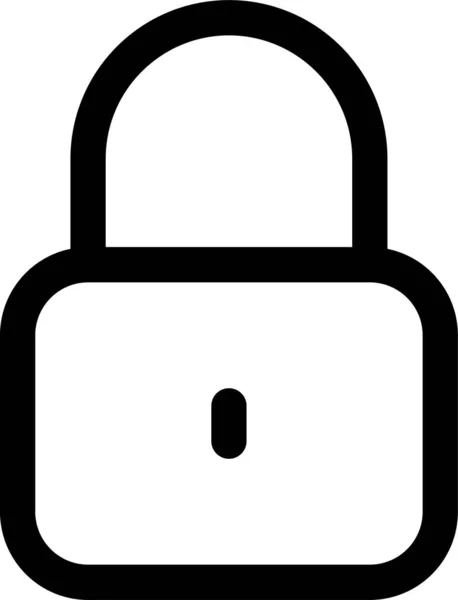 Icône Cadenas Verrouillage Cryptage Dans Catégorie Ordinateur Internet Sécurité — Image vectorielle
