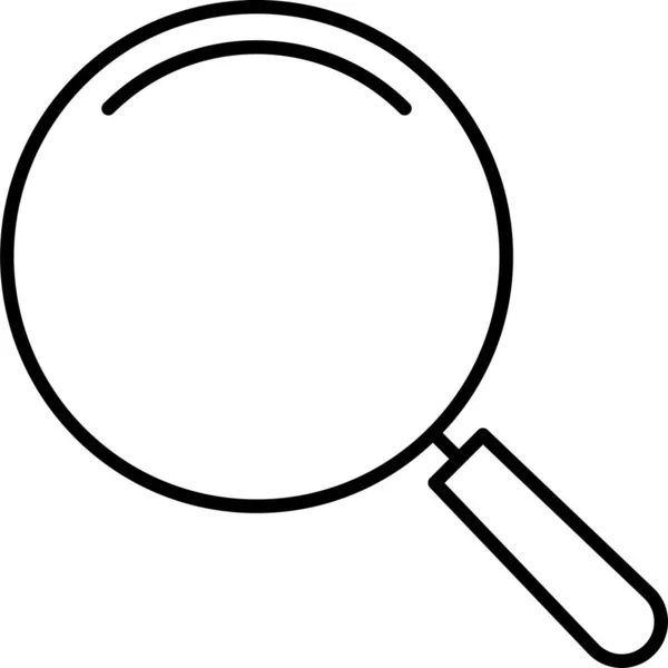 Search Magnifier Glass Icon — Stock Vector
