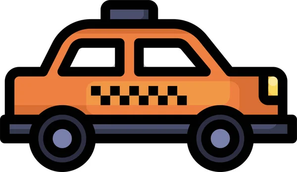 Auto Auto Taxi Ikona — Stockový vektor