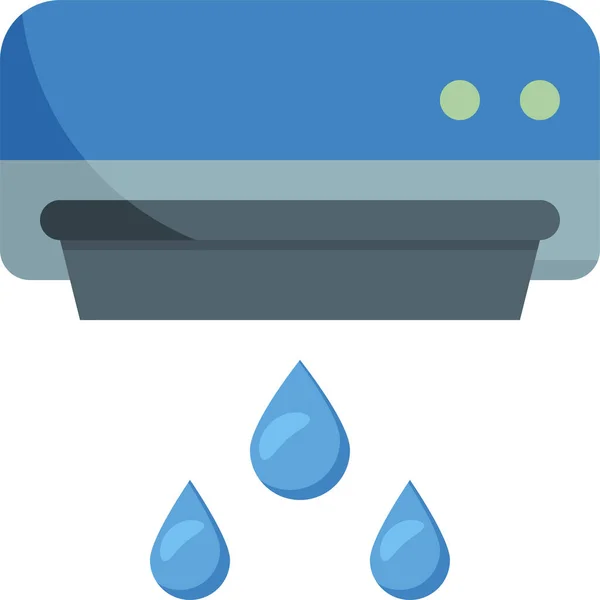Condensation Air Conditioner Icon — Stock Vector