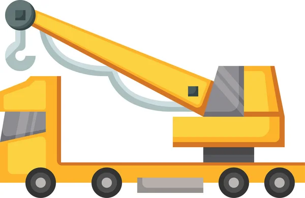 Hydraulic Truck Crane Icon — Stock Vector