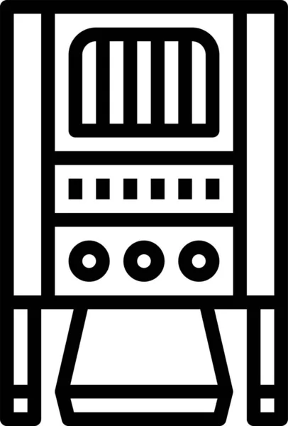 Toaster Symbole Umrissen — Stockvektor