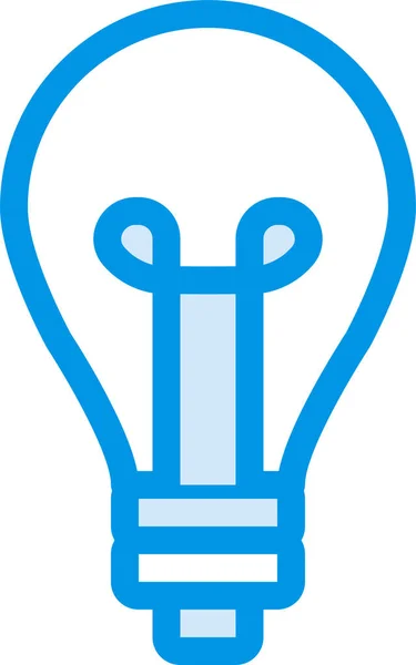 Значок Бізнес Зарядки Лампочки Заповненому Стилі — стоковий вектор