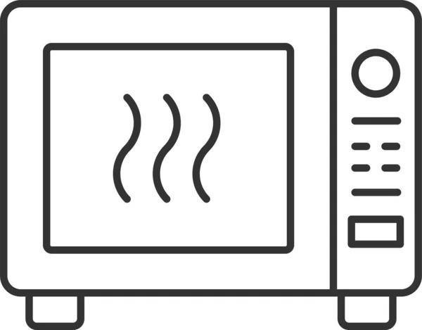 Cooking Microwave Oven Icon — Stock Vector