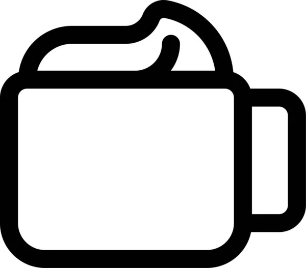 Boisson Café Cappuccino Icône — Image vectorielle