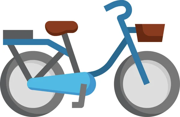 Cykelkryssare Cykel Ikon — Stock vektor