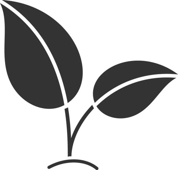Ikona Środowiska Ekologicznego Stałym Stylu — Wektor stockowy