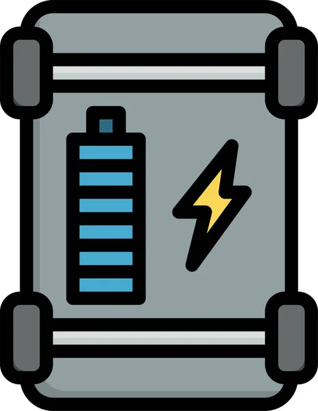 Batteria Accumulatore Icona Trasporto — Vettoriale Stock