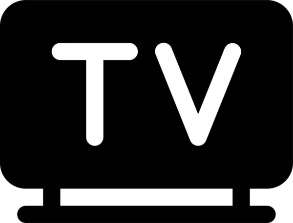 Televisore Icona Intelligente — Vettoriale Stock