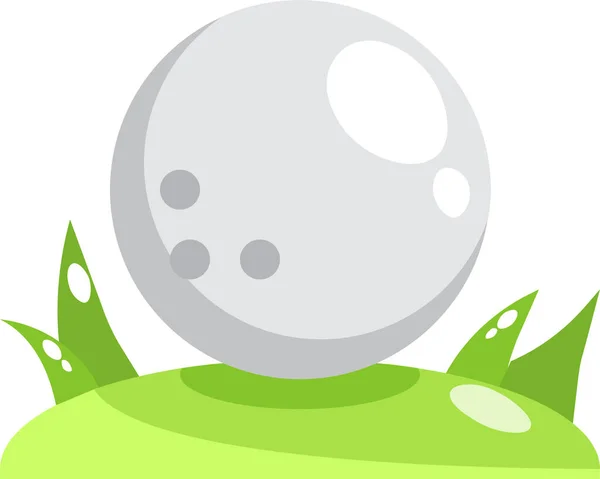 Golf Elements Grass Icon — Stock Vector