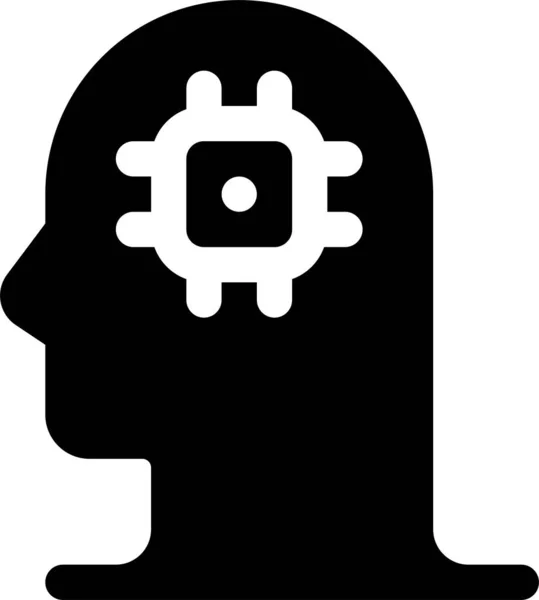 Icono Inteligencia Artificial — Vector de stock