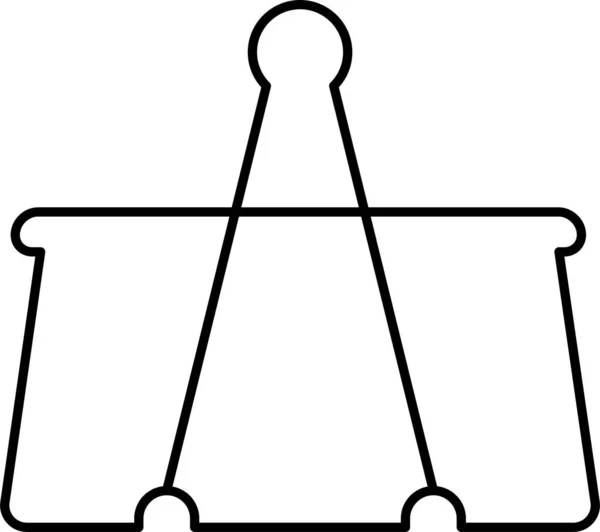 Trombone Joindre Icône — Image vectorielle