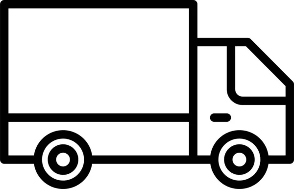 Εικονίδιο Φορτηγού Μεταφοράς Παιχνιδιών — Διανυσματικό Αρχείο