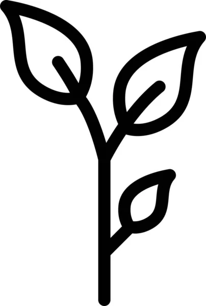 Икона Природы Листьев — стоковый вектор