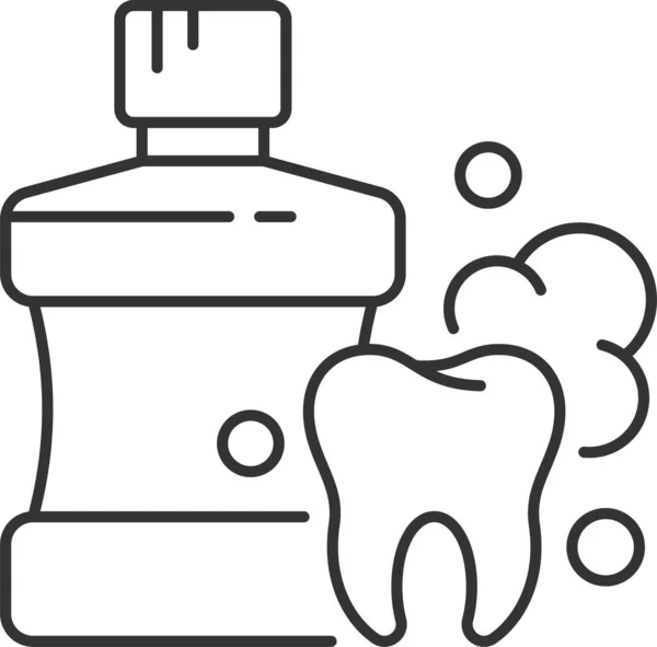 Іконка Догляду Зубами Миття Рота — стоковий вектор
